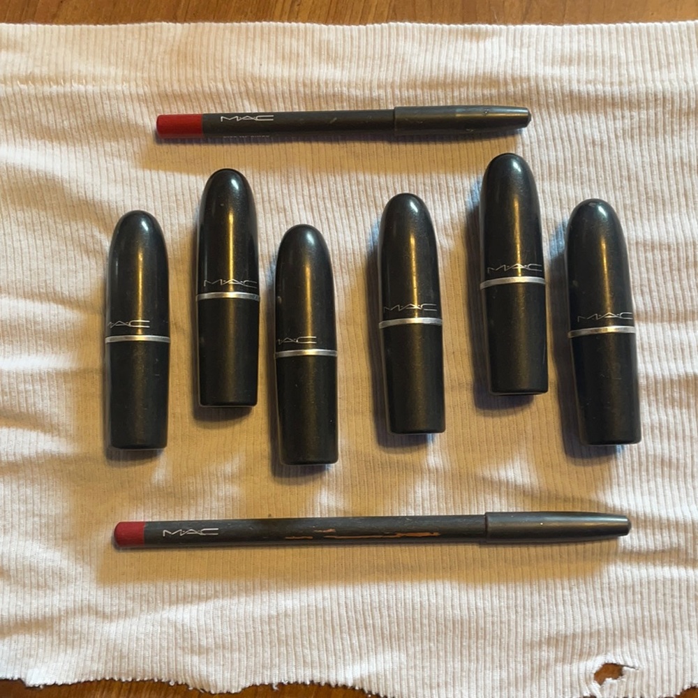 MAC cosmetic bundle gently used lipstick collection